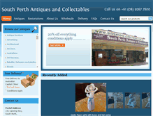 Tablet Screenshot of antiquesandcollectables.com.au